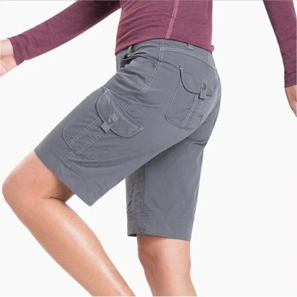 Kuhl Grey Splash Cargo Bermuda Shorts - Picture 1 of 5